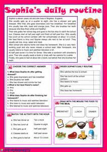 Daily routine for a stronger relationship. Daily routine - Interactive worksheet