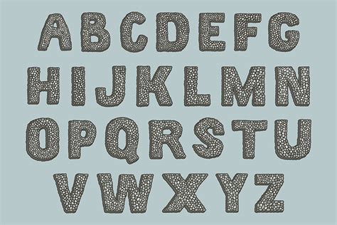 Stone Font By Volyk