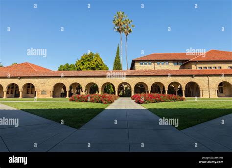 Stanford University Campus In Palo Alto California Usa Stock Photo