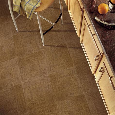 Armstrong Flooring 45 Piece 12 In X 12 In Gunstock Peel And Stick Viny