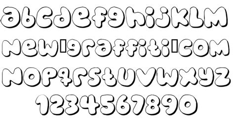 Free Other Font File Page 94 Newdesignfile Free Printable Bubble