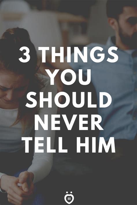 3 Things You Should Never Say To Your Man If You Dont Want To Lose Him