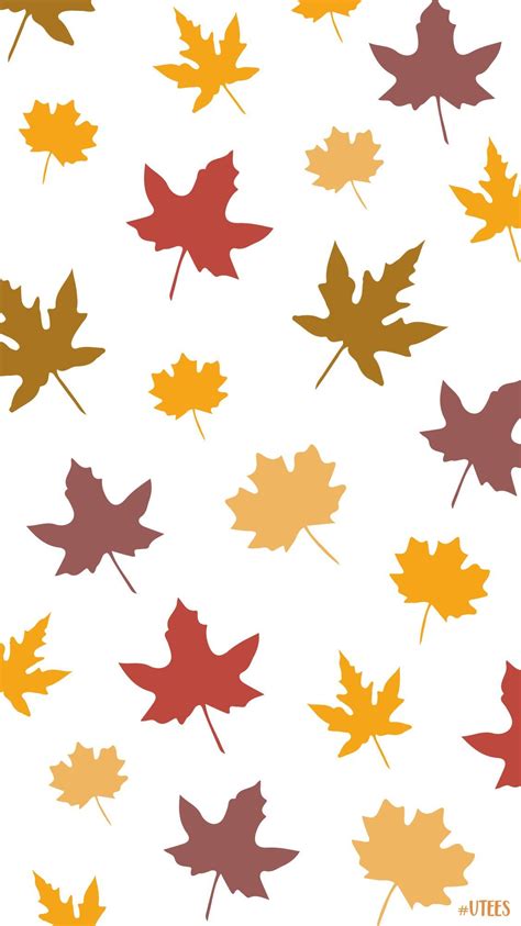 Glitter Fall Leaves Iphone Wallpaper Free 4k Wallpaper