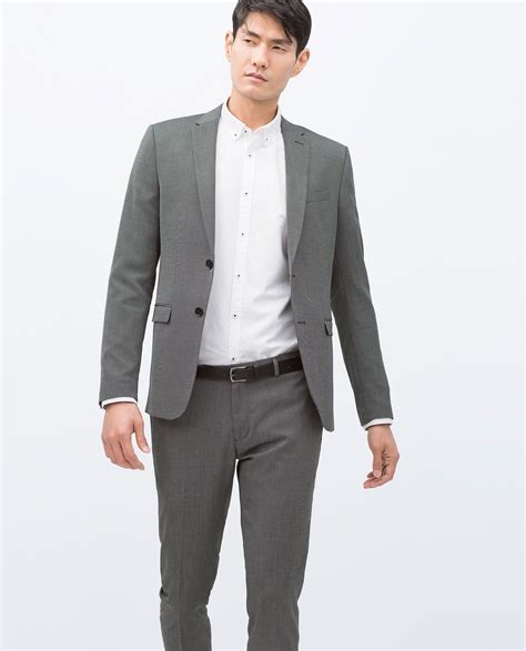 Find the best mens blazer price! Image 1 of Structured suit from Zara | Blazers for men ...