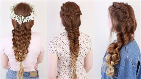 Easy Boho Braids Youtube