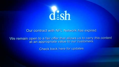 Via nfl press release, as of 9 pm et nfl network and nfl redzone are no longer available to dish and sling tv subscribers. Dish Network drops NFL Network and NFL RedZone