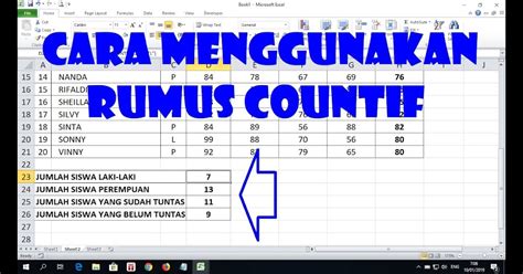 Rumus Menghitung Jumlah Kata Di Excel Hot Sex Picture