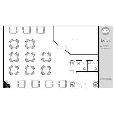 In most cities, you'll need to include your restaurant floor plan when you apply for business permits. Restaurant Layout