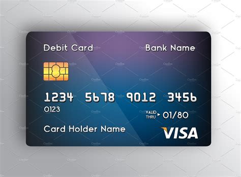 Atm Card Pre Designed Illustrator Graphics Creative Market