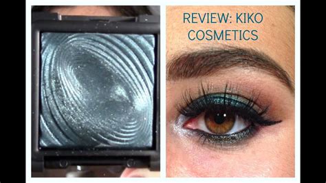 Review Kiko Cosmetics Water Eyeshadow Youtube