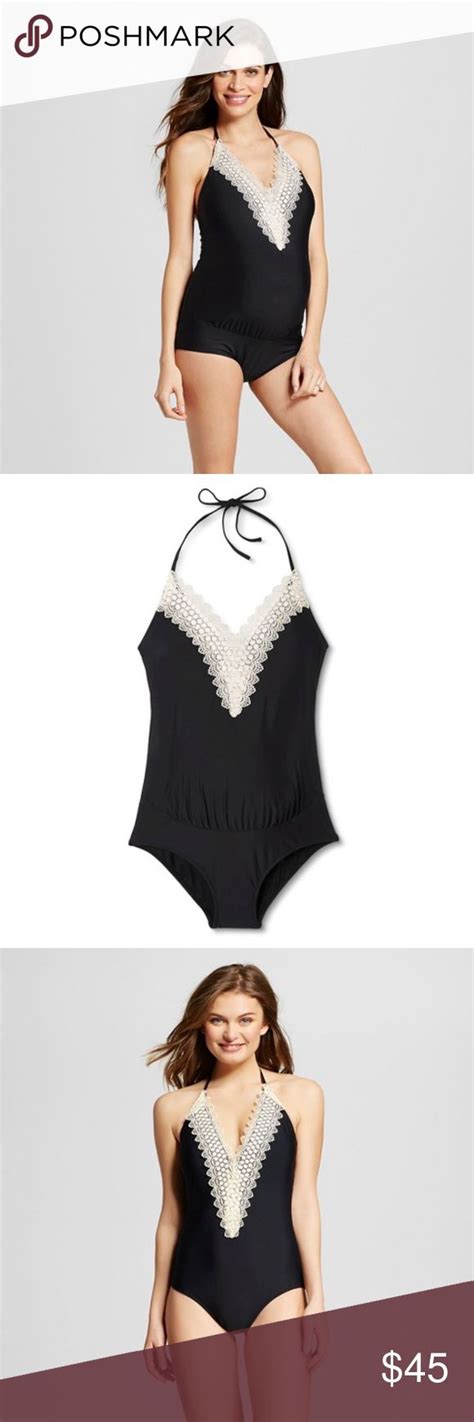 New Angel Sea Lace Plunge One Piece Swimsuit 2x Plunging One Piece Swimsuit One Piece