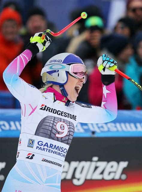 LINDSEY VONN Wins Alpine Skiing FIS World Cup Downhill In Germany HawtCelebs