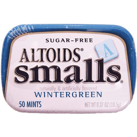 Altoids Smalls Mints Wintergreen Sugar Free 50ct