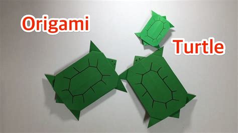 How To Make An Origami Turtle For Kidsvery Easy Youtube