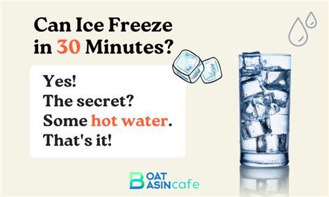 How Long Does It Take For Ice To Freeze And How To Speed It Up