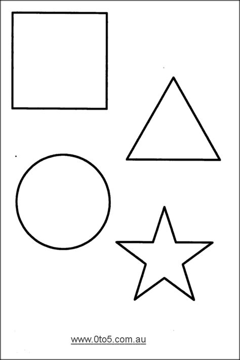 Printable Shapes To Cut Out