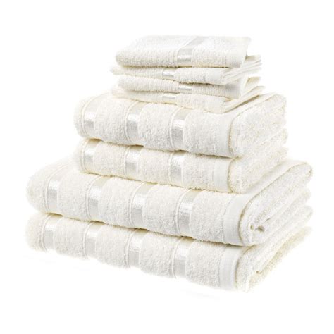 8pc Towel Set Bale Luxury 100 Egyptian Cotton Face Hand Bath Bathroom
