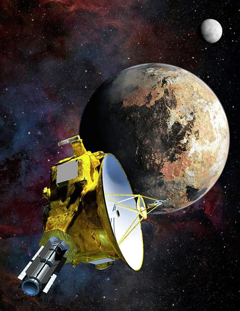 New Horizons At Pluto Photograph By Nasajohns Hopkins University