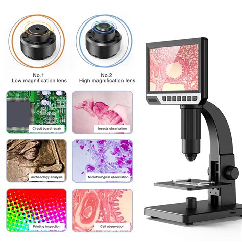 12mp 2000x Magnification Digital Usb Microscope Camera With Video