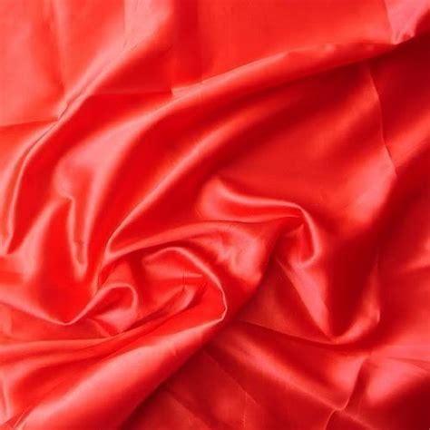 Plain Red Satin Fabric Width 35 36 At Rs 30 Meter In Surat