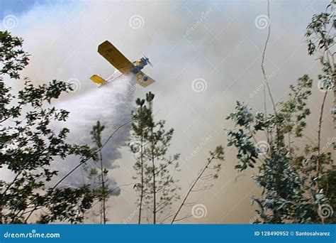 Firefighting Plane Editorial Photography Image Of Spain 128490952