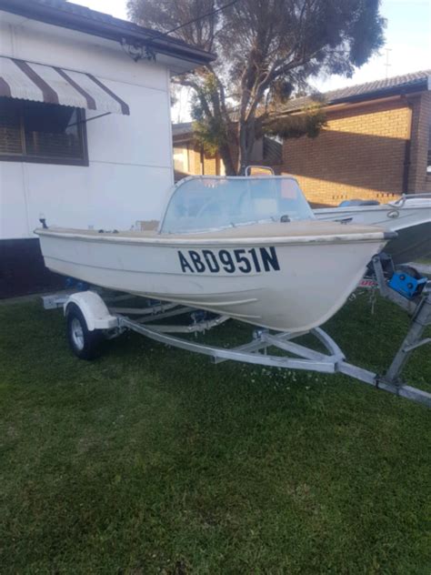 M Fiberglass Boat And Trailer Motorboats Powerboats Gumtree My Xxx