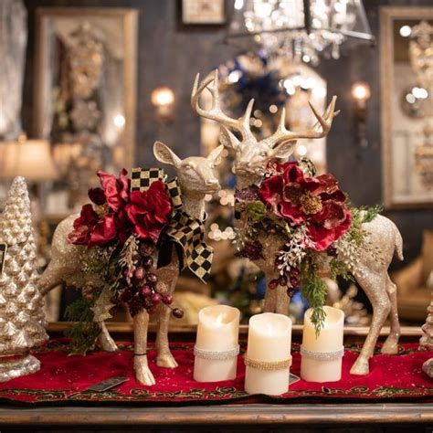 Christmas Home Decor Linly Designs Christmas Deer Decorations