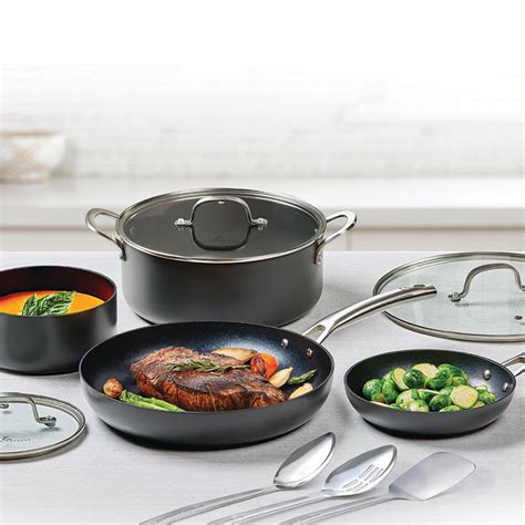 Emeril Lagasse Forever Pans 10 Piece Cookware Set With Lids And