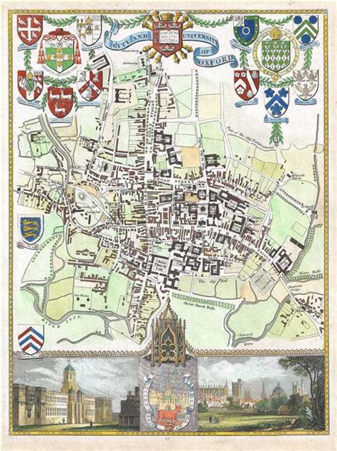 Map Of Oxford England Area