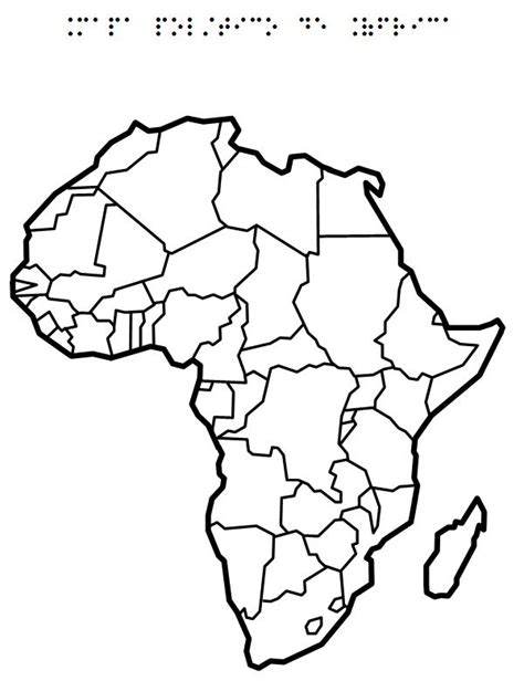 África Mapa Político — Weonce