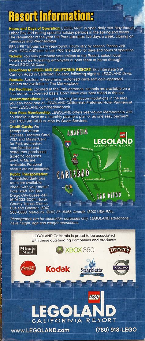 Heroes Wanted Legoland 2008 Brochure Park Thoughts