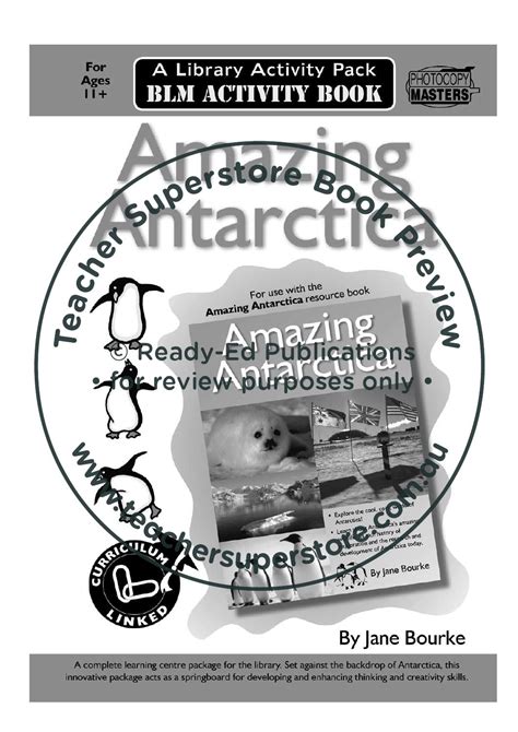Amazing Antarctica Activity Book Blm By Teacher Superstore Issuu