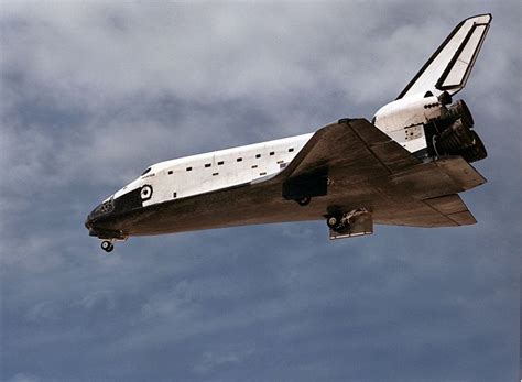 Space History Photo The Space Shuttle Atlantis Returns To Earth After