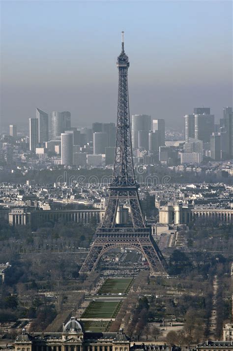France Paris Sky City View With The Eiffel Tower Stock Photos Image