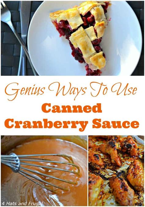 Genius Ways To Use Canned Cranberry Sauce 4 Hats And Frugal