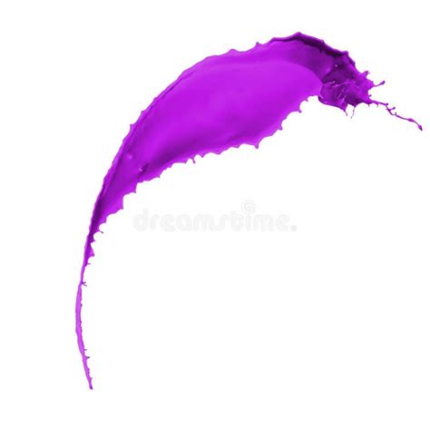 Purple Paint Splash Stock Image Image Of Drink White 34505873