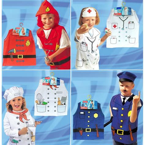 Unisex Children Role Play Costume Dress Up Set Occupation Uniform
