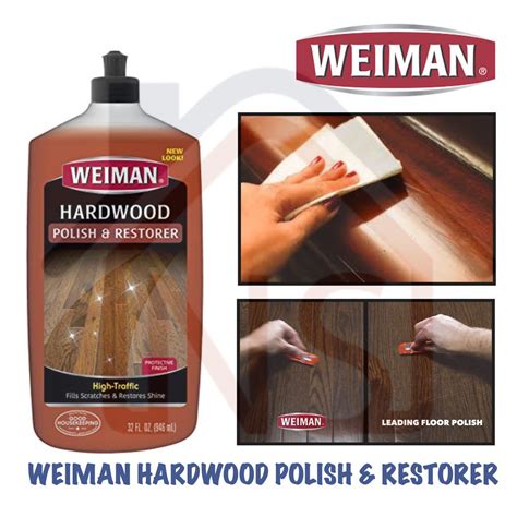 Weiman Hardwood Floor Polish And Restorer Wm523 946ml Wood And