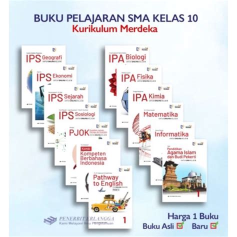 jual best seller buku kurikulum merdeka sma kelas 10 penerbit erlangga k21 shopee indonesia