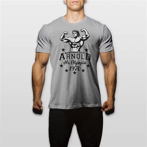 Arnold Schwarzenegger Shirt Bodybuilding T Shirt Gym Shirt For Men Workout Shirt Muscle Tee