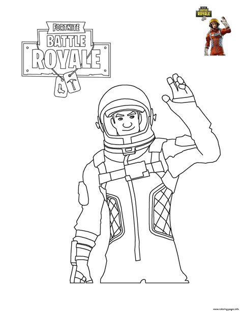 Fortnite Character 5 Coloring Page Printable