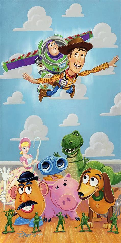 Toy Story Walt Disney Fine Art Tim Rogerson Signed Limited Edition Of