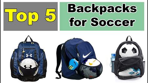 Top 5 Best Soccer Backpacks In 2019 For Ball Water Bottle And Kit