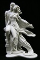 awesome Romantic Couple Standying by the Wall Italian Statue Sculpture ...