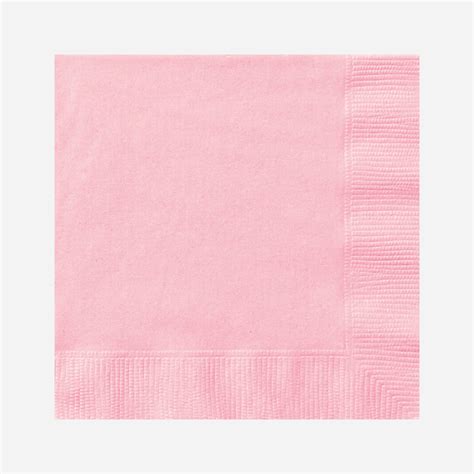 Pink Paper Napkins Plain Serviettes Party Napkins Online Pretty