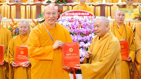 Venerable Thich Truc Thai Minh As Deputy Head Of The Central Committee