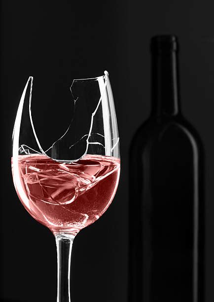 Cracked Wine Glass Stock Photos Pictures And Royalty Free Images Istock