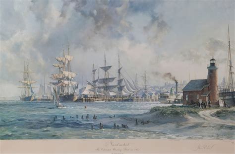 Sold Price John Stobart Limited Edition Lithograph Nantucket The