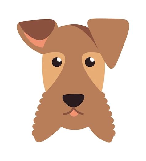 Premium Vector Dog Face Animal Icon Vector Illustration