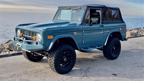 1974 Blue Legend Bronco Custom Classic Ford Bronco Restorations By